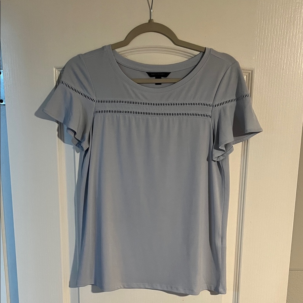 Banana Republic Soft Blue Blouse